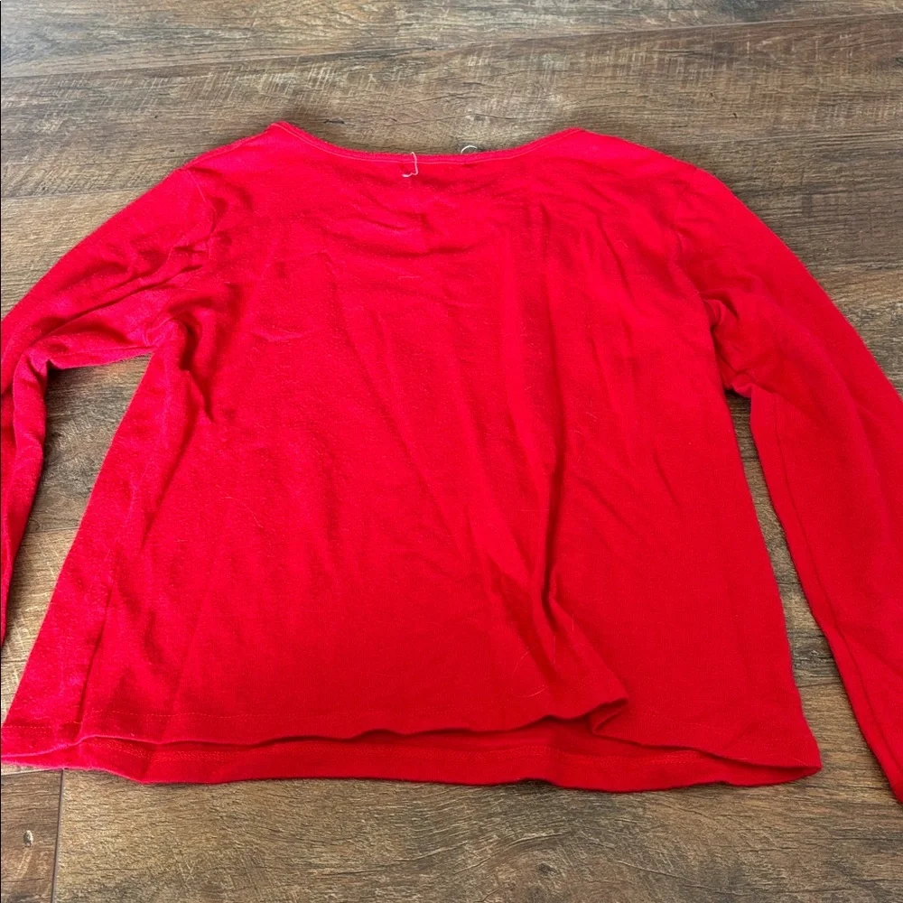 Red Keyhole Sweater - Picture 4 of 4